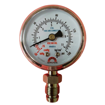 高純度氣體用壓力錶