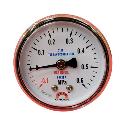 高純度氣體用壓力錶